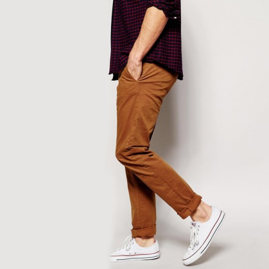 Camel Slim Fit Khaki